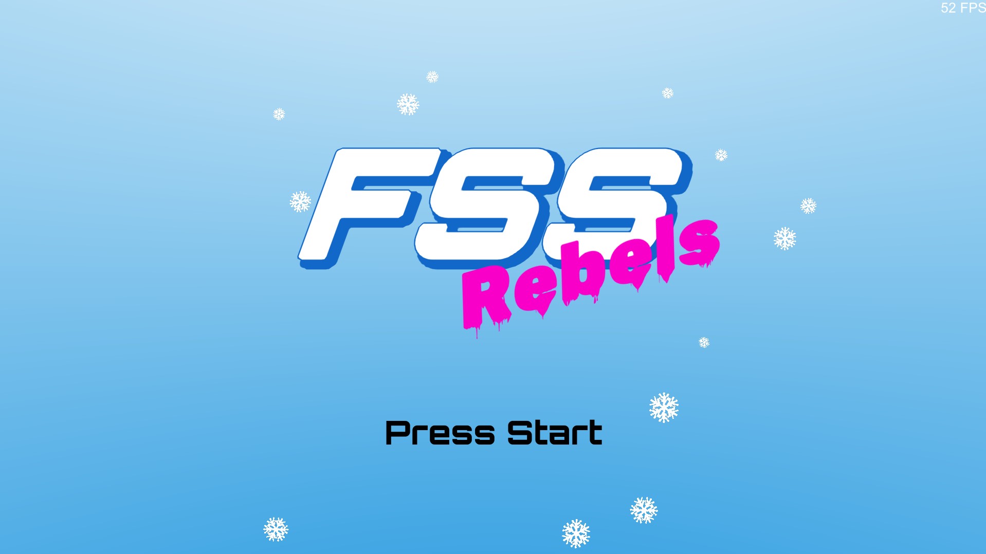 Full Spectrum snowboarding: Rebels title screen