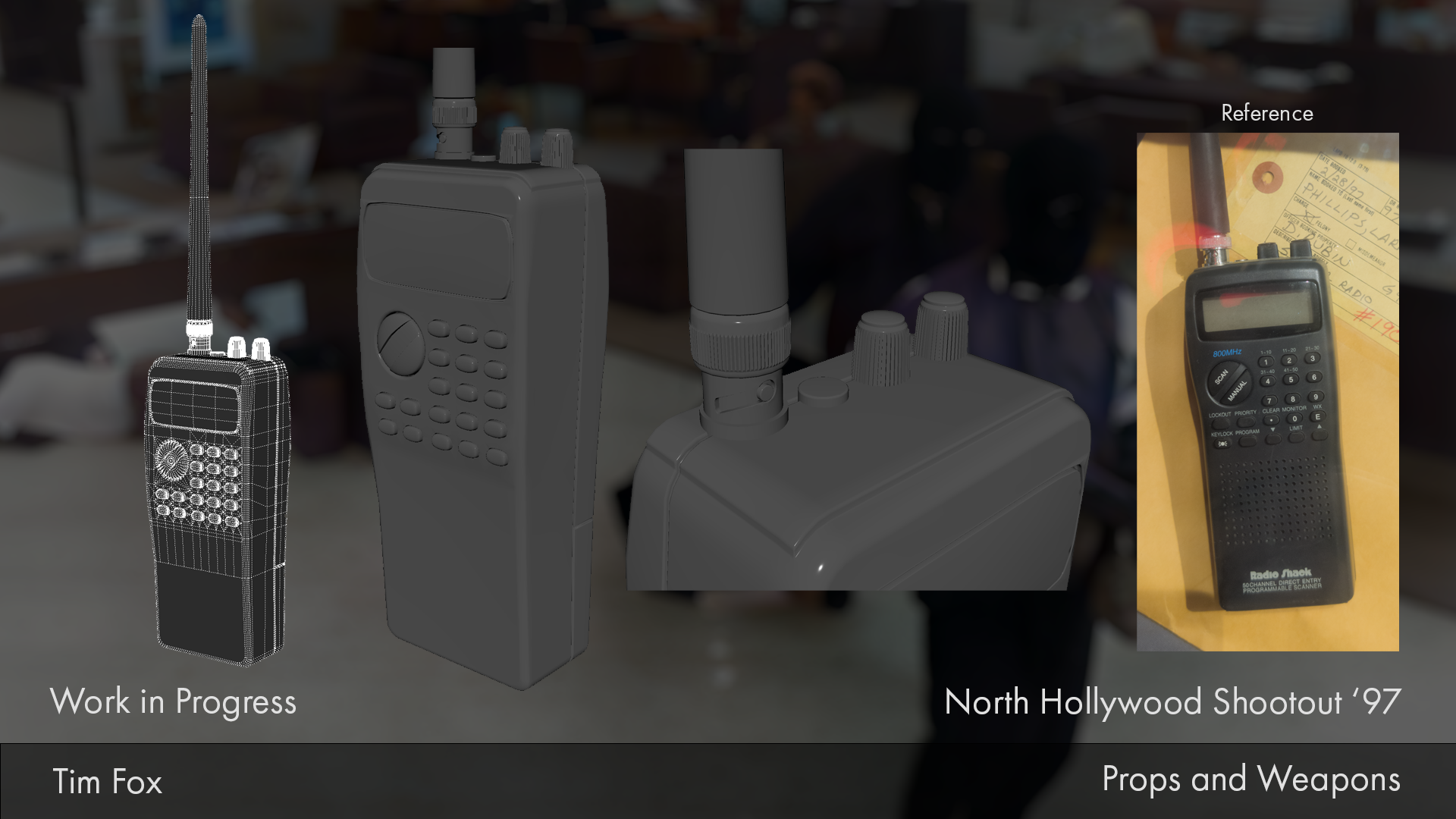 Props and Weapons Week 9